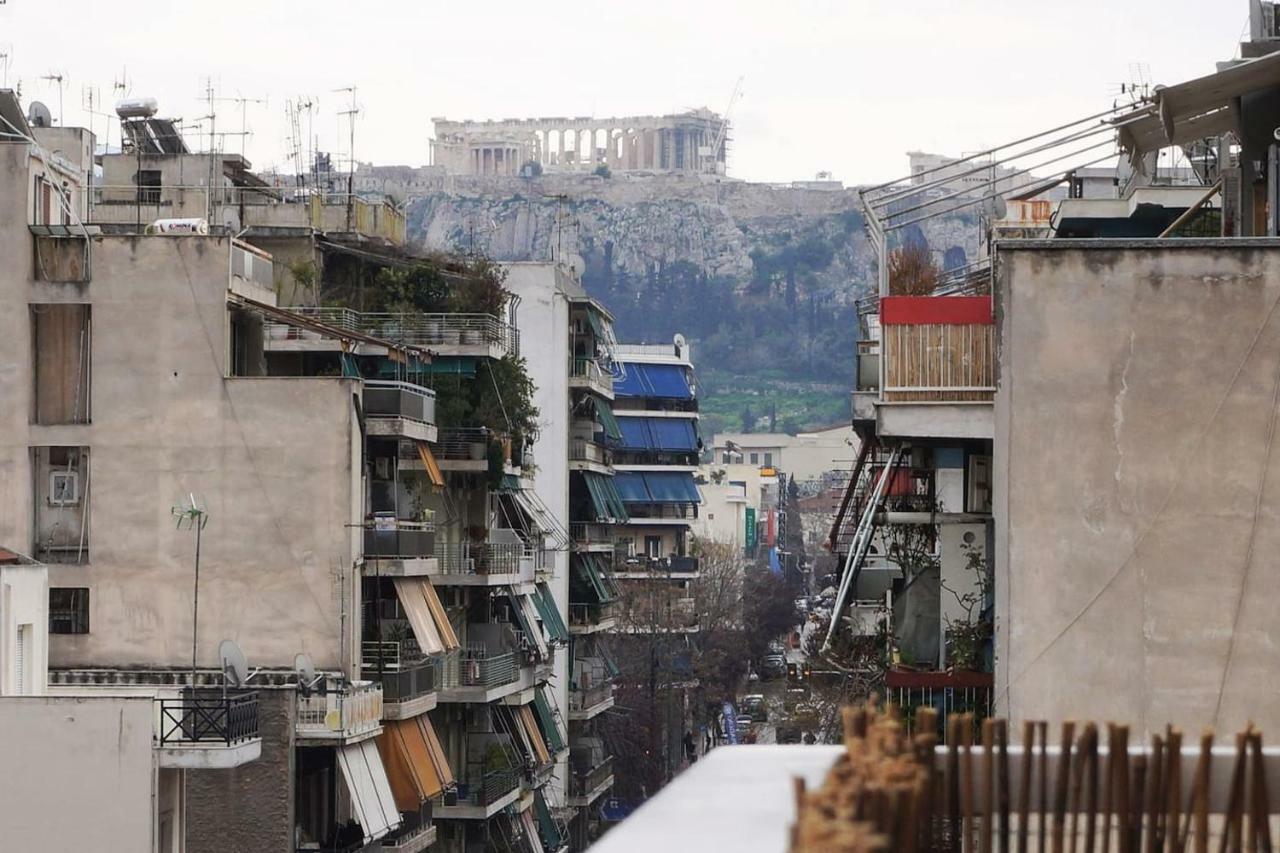 Comfy Apartment With Acropolis View เอเธนส์ ภายนอก รูปภาพ